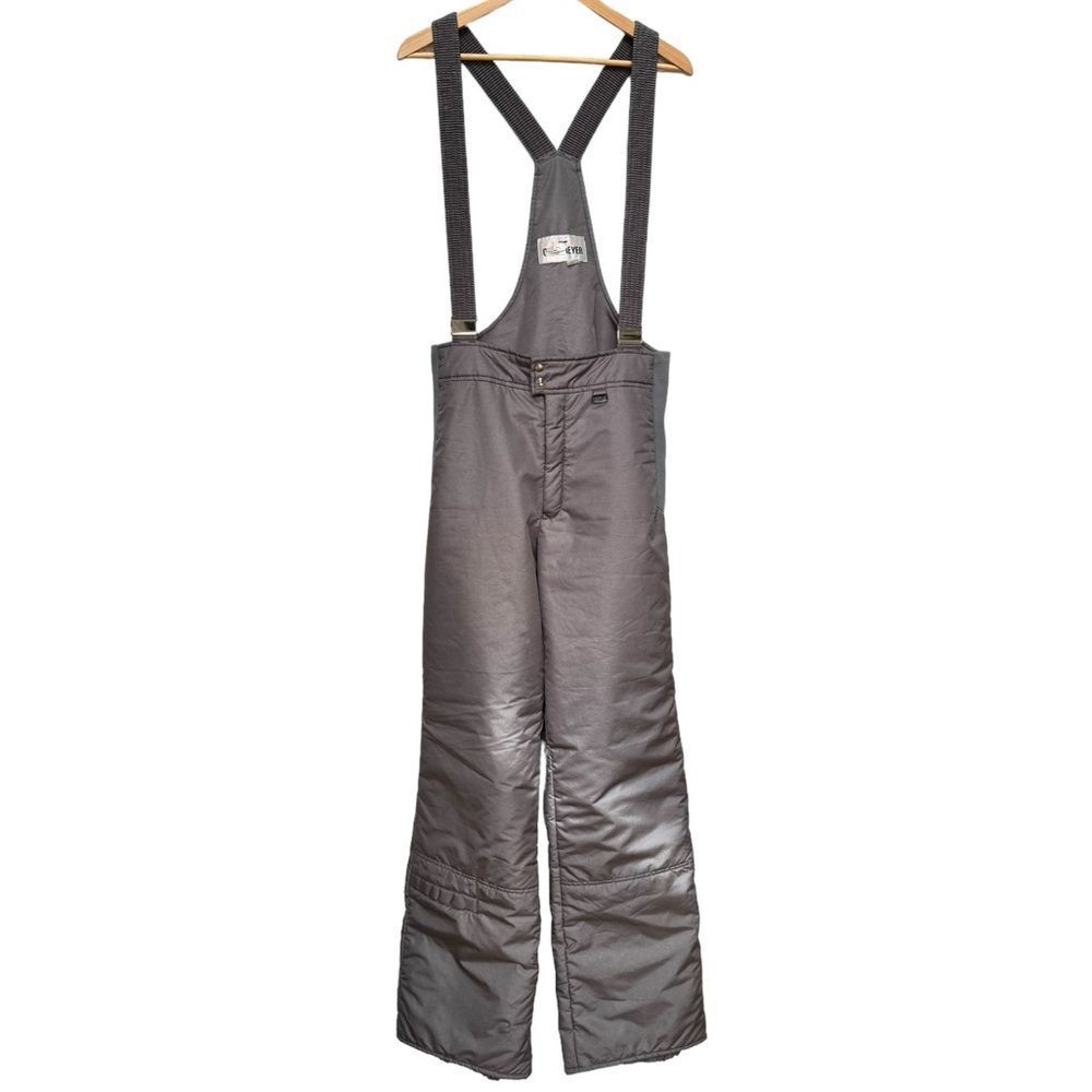 Obermeyer Men’s Gray Ski Snow Suspender Pants. Large Tall.